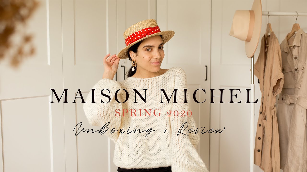 Unboxing & Review | Maison Michel Kiki Straw Hat | Spring 2020