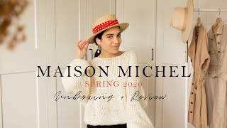 Maison Michel Kiki Straw Hat 