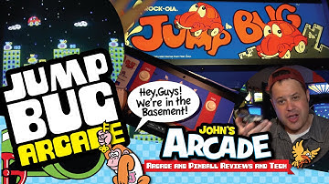 Jump Bug Arcade Gameplay Review 1981 - Restore Part #9 - Rock-Ola,  Hoei,  Alpha Denshi