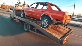 Такой BMW e30 вы больше не увидите! Увезли оживлять баварку