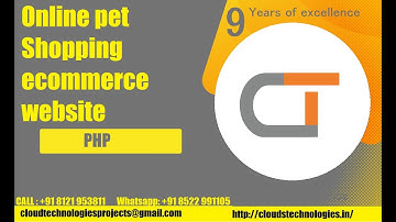 Online Pet Shopping | B-Tech Major Projects | IEEE Major Projects | IEEE Projects in Hyderabad