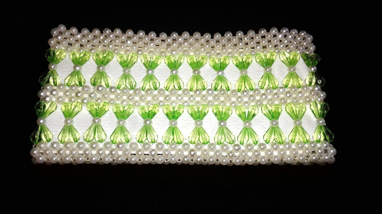পুতির ব্যাগ/ How to make beaded purse bag/beaded bag/Craft creations by lima