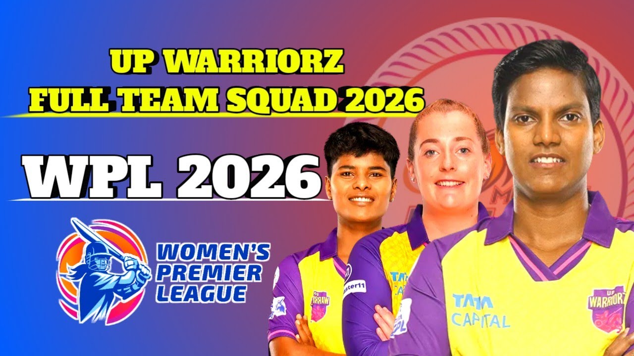 UP Warriorz WPL 2026 Full Squad | Complete Players List & Team Retentions