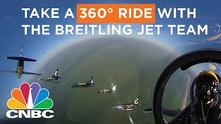 Fly Like The 'Super Rich' With The Breitling Jet Team: 360 Video | CNBC