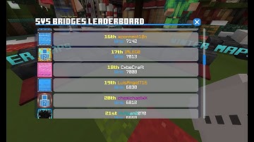 7000 Wins and 1000 Win Streak in CubeCraft Bridges
