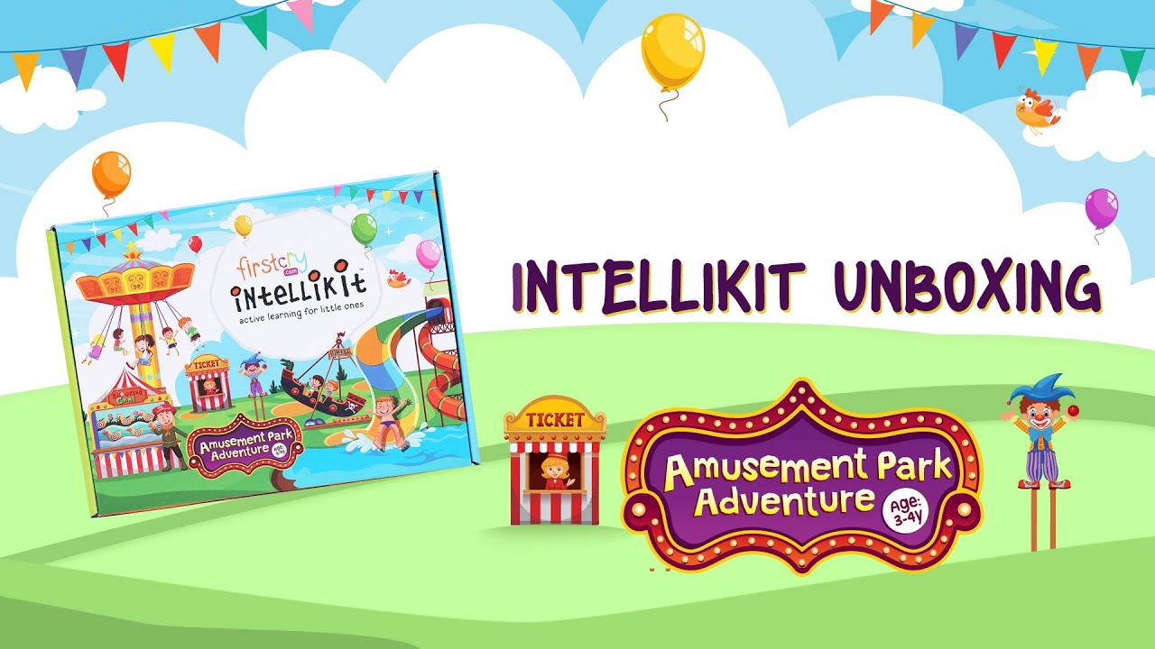 Firstcry Intellikit - Amusement Park Adventure (Age group: 3 to 4 years)