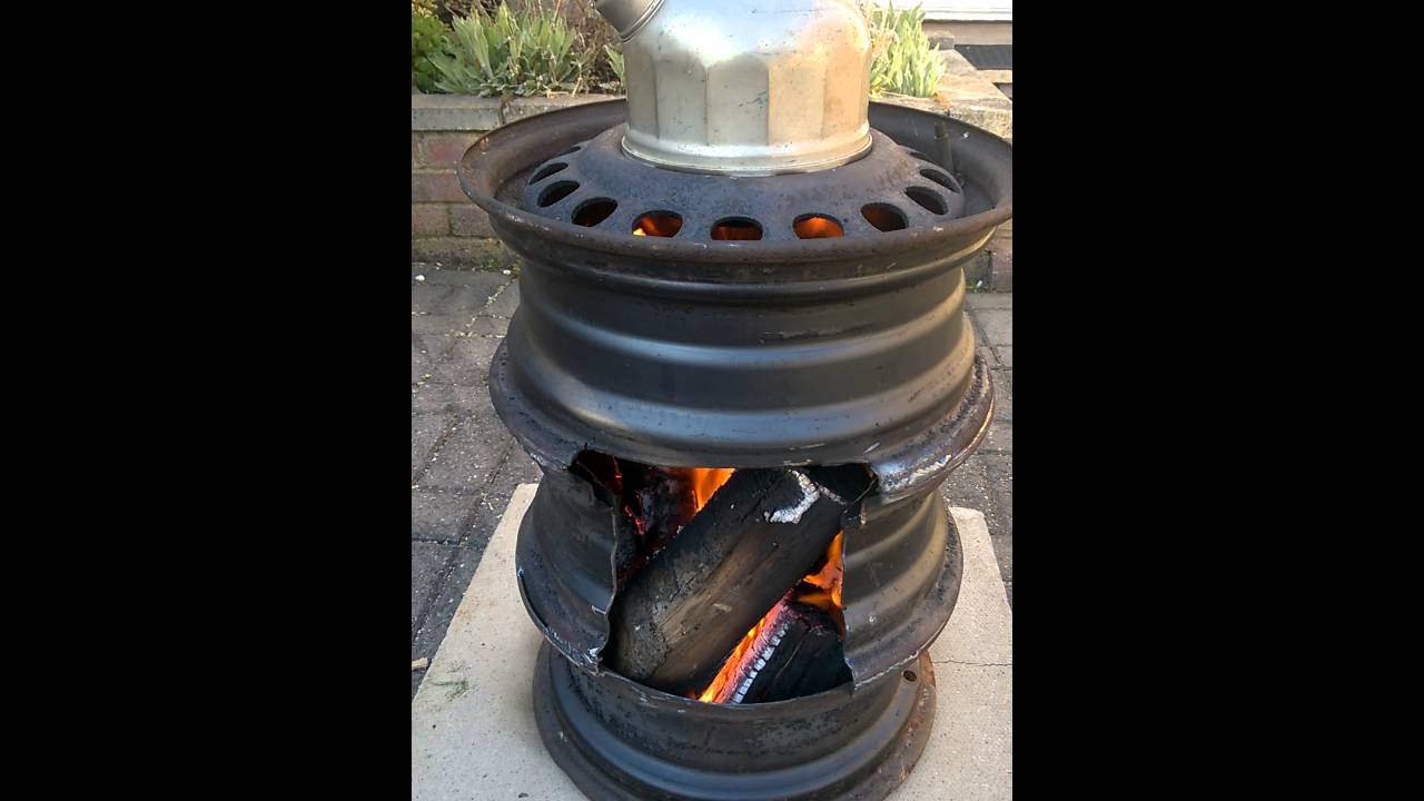 Patio Heater Made From Car Wheels You Patio Heater Made From Car Wheels