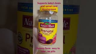 “Prenatal nutrition matters .it contains folic acid , DHA and other essential nutrients.” 🤰