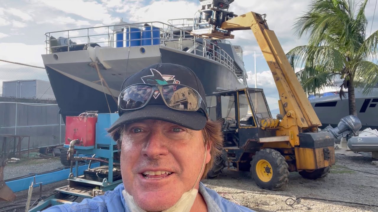 Unloading the Container and Replacing the Propeller Shaft: Preparing Black Gold for the Journey