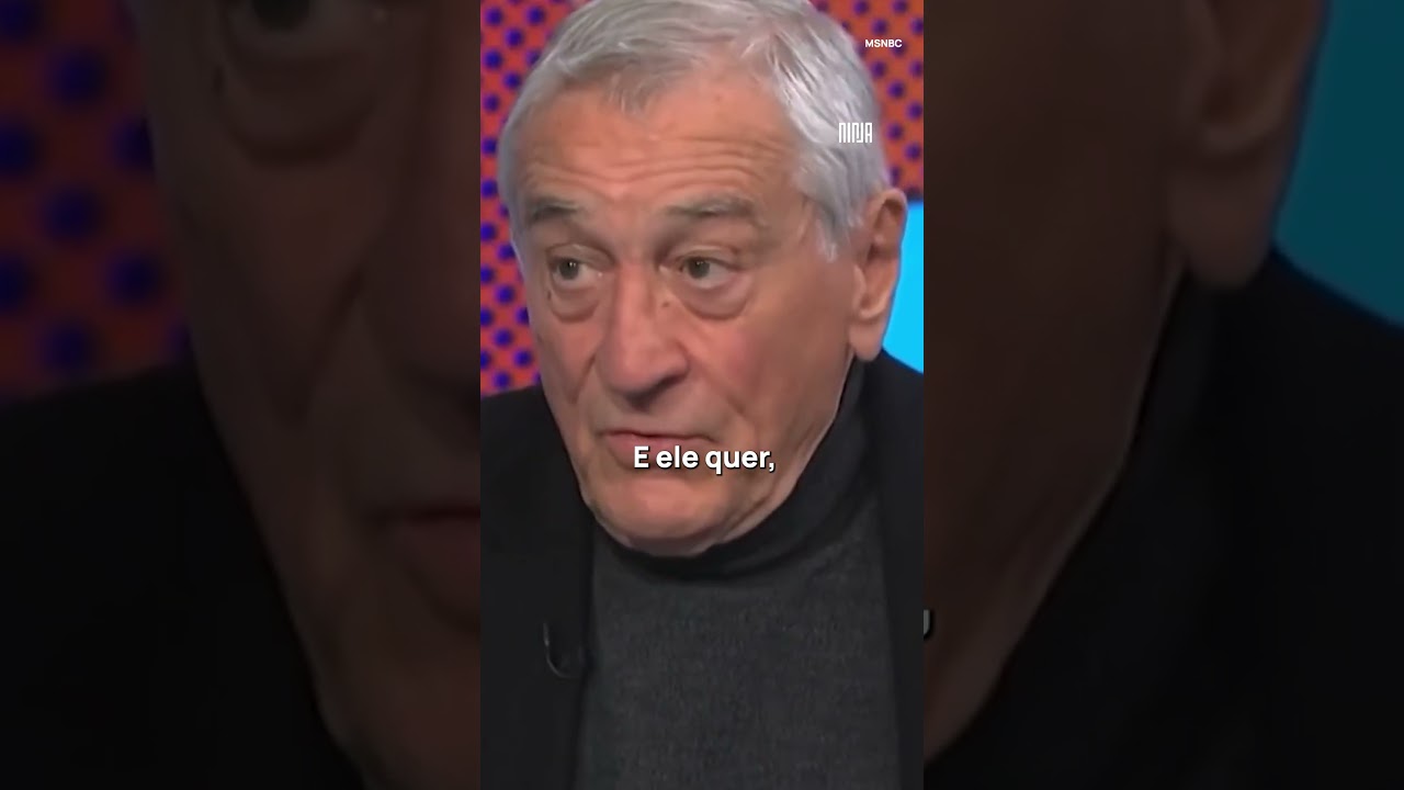 🔥Robert De Niro detona Trump: 'Ele não tem empatia, é um alienígena e quer prejudicar o país'🔥