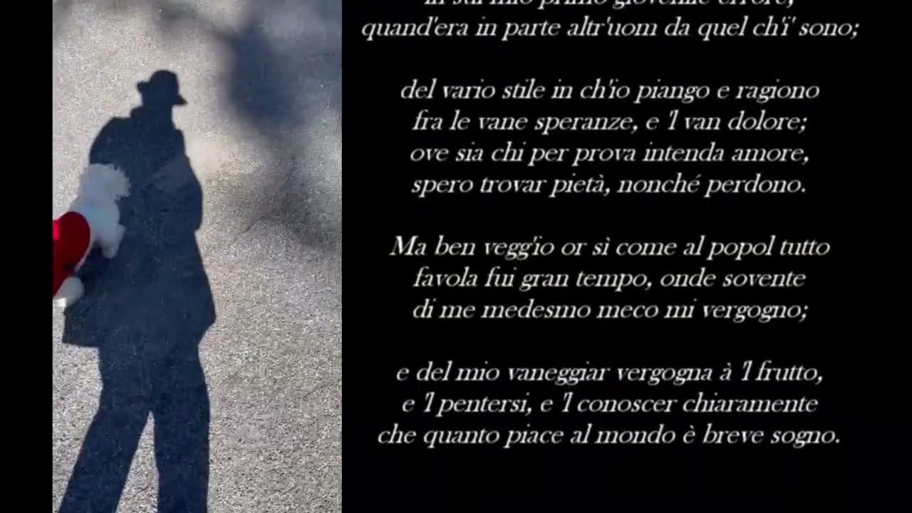 Voi Ch'ascoltate In Rime Sparse Il Suono Parafrasi Francesco Petrarca - Voi ch'ascoltate in rime sparse il suono (Gianni