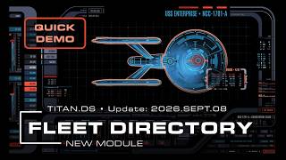 Titan.DS • new Fleet Directory module / Quick Demo