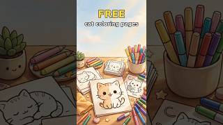 Information Free Cat Coloring Pages You Can Print Tonight 🐾 #shorts Update