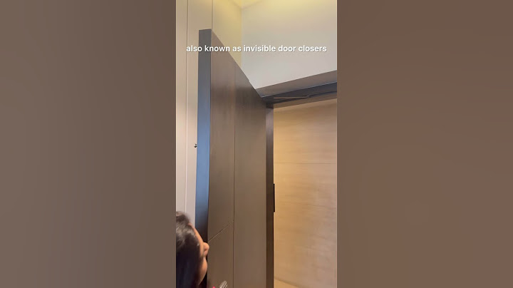 Concealed or invisible Door Closers! #doorclosers #doors #interiorhacks #interiordesign #coloraza