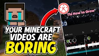 Making Minecraft Videos🤯? Watch This Step to Step Guide😁🔥