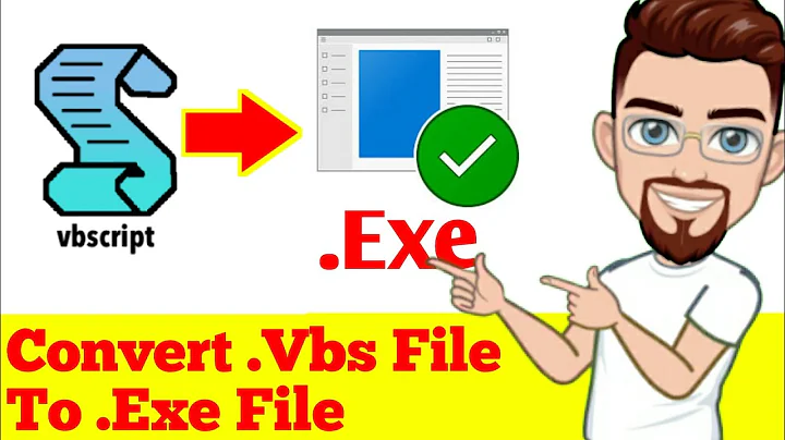 Convert Vbs To Exe | How to Convert Vbs File To Exe File using Exe From Vbs | by Tech Solution