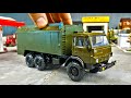 Моделька грузовика КАМАЗ С КУНГОМ масштаб 1/43 Элекон. Про машинки.