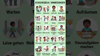 📚 Learn German School Rules &amp; Instructions in 1 Minute | A1 Vocabulary