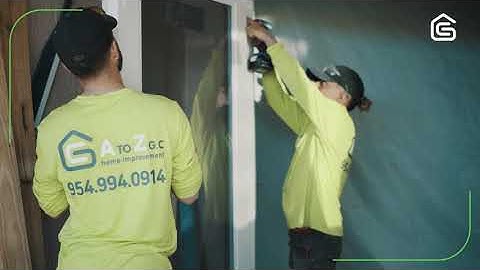 A to Z GC Home Improvements Impact Windows installation in Miami, FL