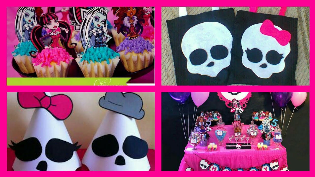 MONSTER HIGH FIESTA DECORACIONES