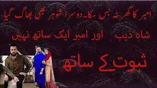 Amber Shahzeb is not in relationship.Shahzeb clear all story.May  Amber still miss Mohsin?