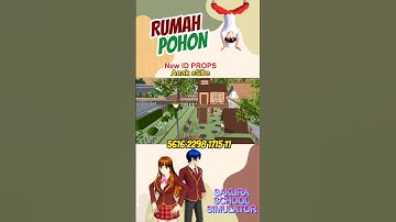 ID props Tree House #shorts #sakuraschoolsimulator #sakuragame #mobilegame #fabaew #esdestory