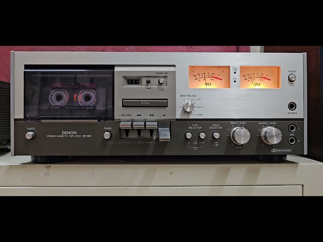 Denon Stereo Cassette Tape Deck DR-350 - YouTube