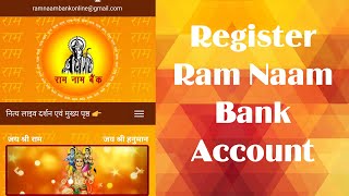Ram Naam Bank | Register Online Account | App screenshot 2