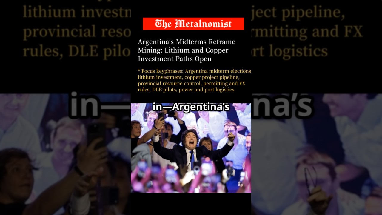 Argentina’s Midterms Reframe Mining: Lithium and Copper Investment Paths Open | The Metalnomist
