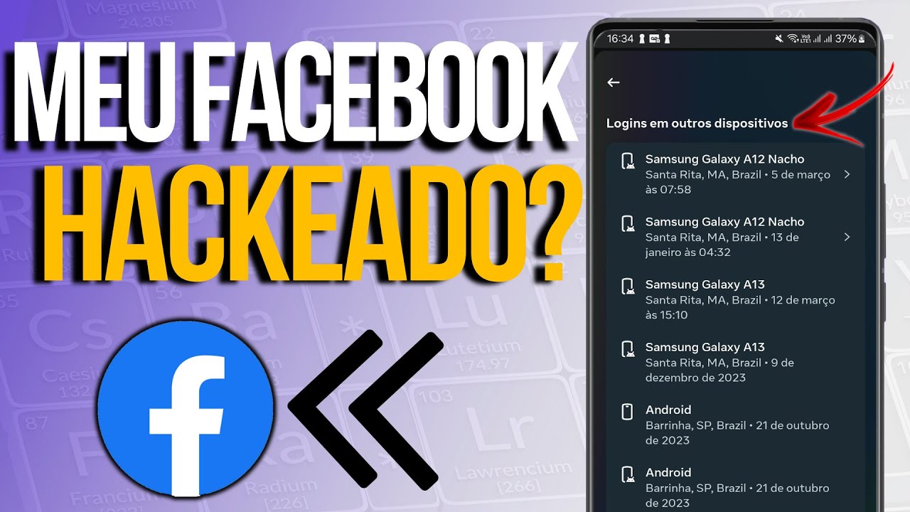 Como saber se MEU FACEBOOK FOI HACKEADO ou CLONADO - YouTube