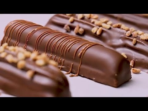 قطع الشوكولاطة و الكراميل 