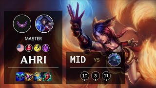 Ahri Mid vs Vex - NA Master Patch 12.1