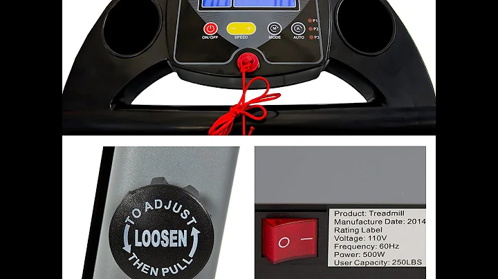 Best Choice Products Black 500W Portable Folding Electric Motorized Treadmill