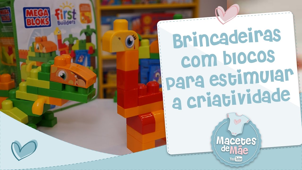 5 BRINCADEIRAS DIFERENTES PARA VOCÊ FAZER USANDO BLOCOS DE MONTAR - MACETES  DE MÃE 