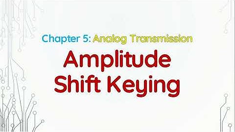 Amplitude Shift Keying  || Data Communications & Networking by Farouzan || Bangla Lecture