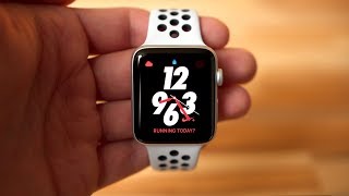 apple watch series 3 white nike
