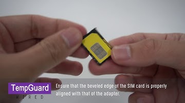 [TempGuard Wired Monitoring System] How to Insert SIM Card