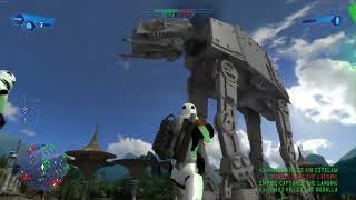 Star Wars Battlefront (2004) - Enhanced Kashyyyk: Docks gameplay Empire (EGM V3.1)