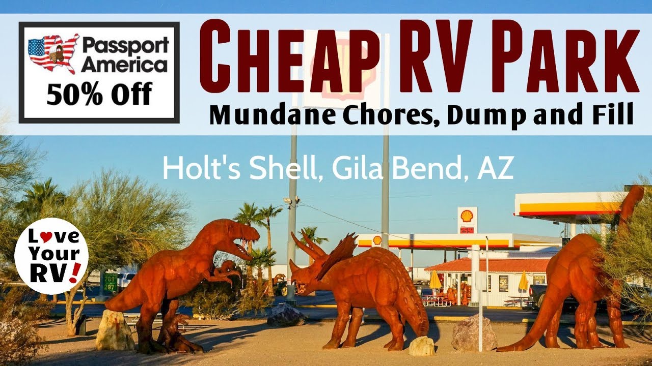 Boondocking Break Cheap Rv Park Stopover In Az For Mundane Chores Etc Passport America Youtube