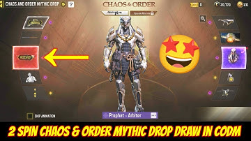2 spin chaos & order mythic drop draw in CODM | Codm season 5 new lucky draw | mythic oden gun skin