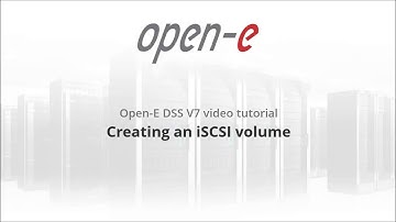 Creating an iSCSI volume