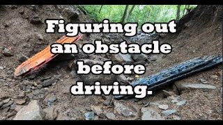 Lesson: Figuring out how to use tools to get through an obstacle safely.  #jeep #offroadconsulting