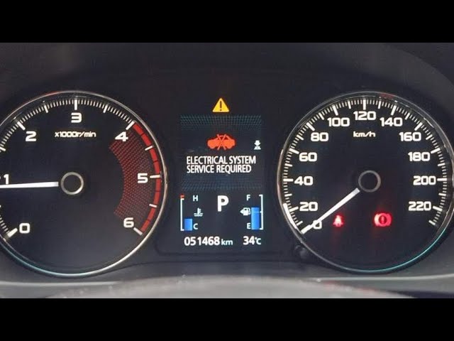 Electrical system service required mitsubishi pajero sport deals