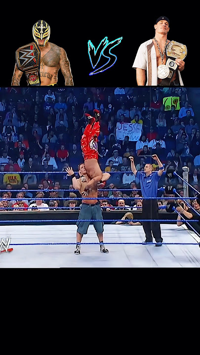REY MYSTERIO VS JOHN CENA🥶 | Pt2 #wwe #reymysterio #phonk #skull #fypyoutube #johncena #edit