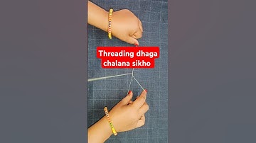 threading eyebrow threading is here #eyebrowthreadingathome #diy #eyebrowthreading #makeuptutorial