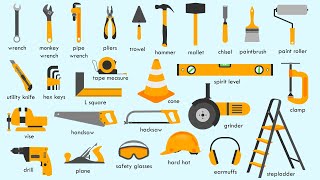 Tools Vocabulary | Learn Tools Names with Pictures