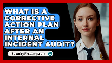 What Is A Corrective Action Plan After An Internal Incident Audit? - SecurityFirstCorp.com