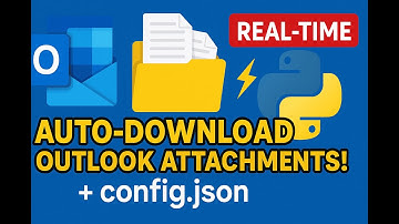 Automate Outlook Email Attachments with Python (Real-Time Script + config.json!)