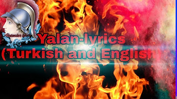 yalan(lyrics)-turkish and English language with Alexander lyrics