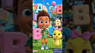 ABC Song for Kids 🌈🎵 | Fun Kids Cartoon Rhymes #shorts #ABCSong #AlphabetSong #NurseryRhymes